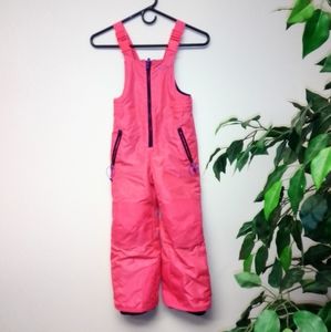 Champion girls Pink Snow Winter Bib size XS 4-5